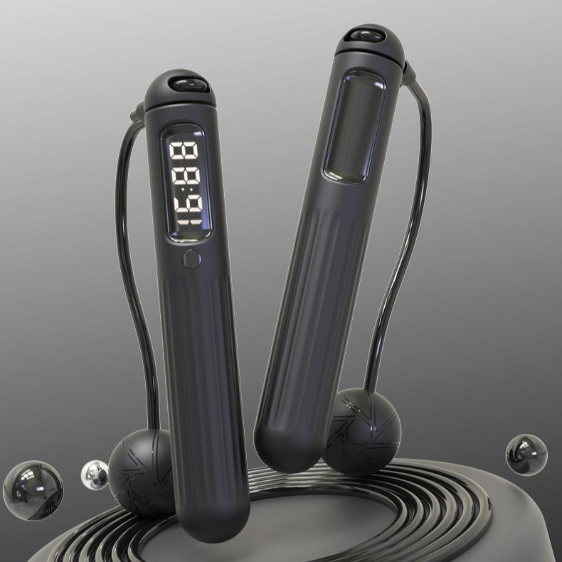 Smart Jump Rope With APP Counter& Calorie Tracker- Fitness Weighted Handle